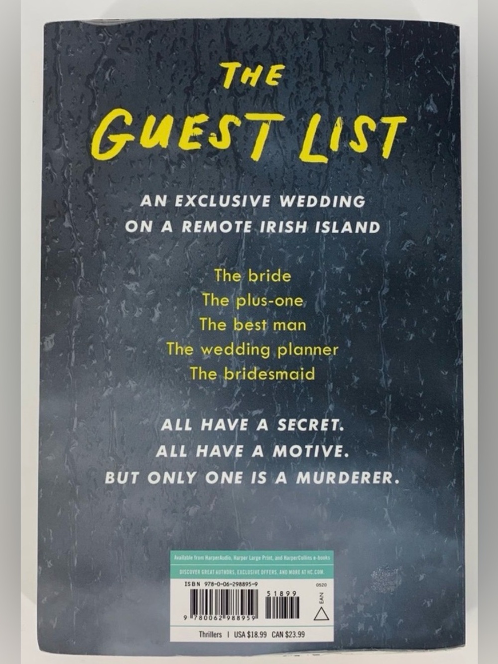 THE GUEST LIST - BESTSELLING NOVEL BY LUCY FOLEY - Picture 4 of 6